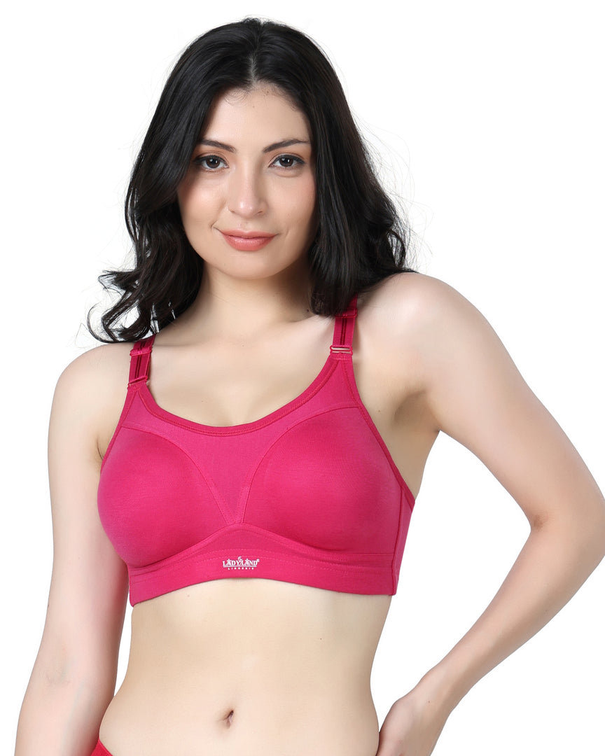 All Days Comfortable non padded Full Coverage bra Assorted colour 6 Pcs Pack