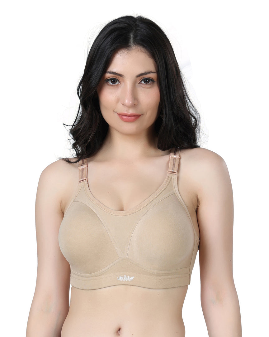 All Days Comfortable non padded Full Coverage bra Assorted colour 6 Pcs Pack