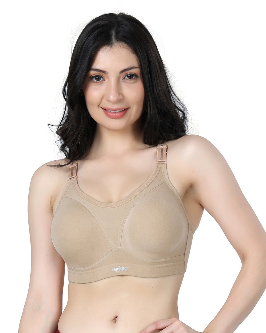 All Days Comfortable non padded Full Coverage bra Assorted colour 6 Pcs Pack