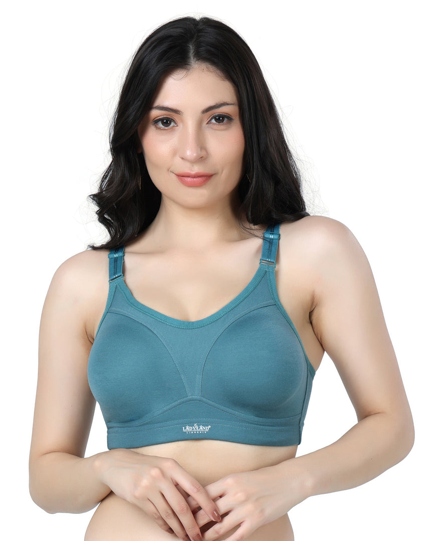 All Days Comfortable non padded Full Coverage bra Assorted colour 6 Pcs Pack