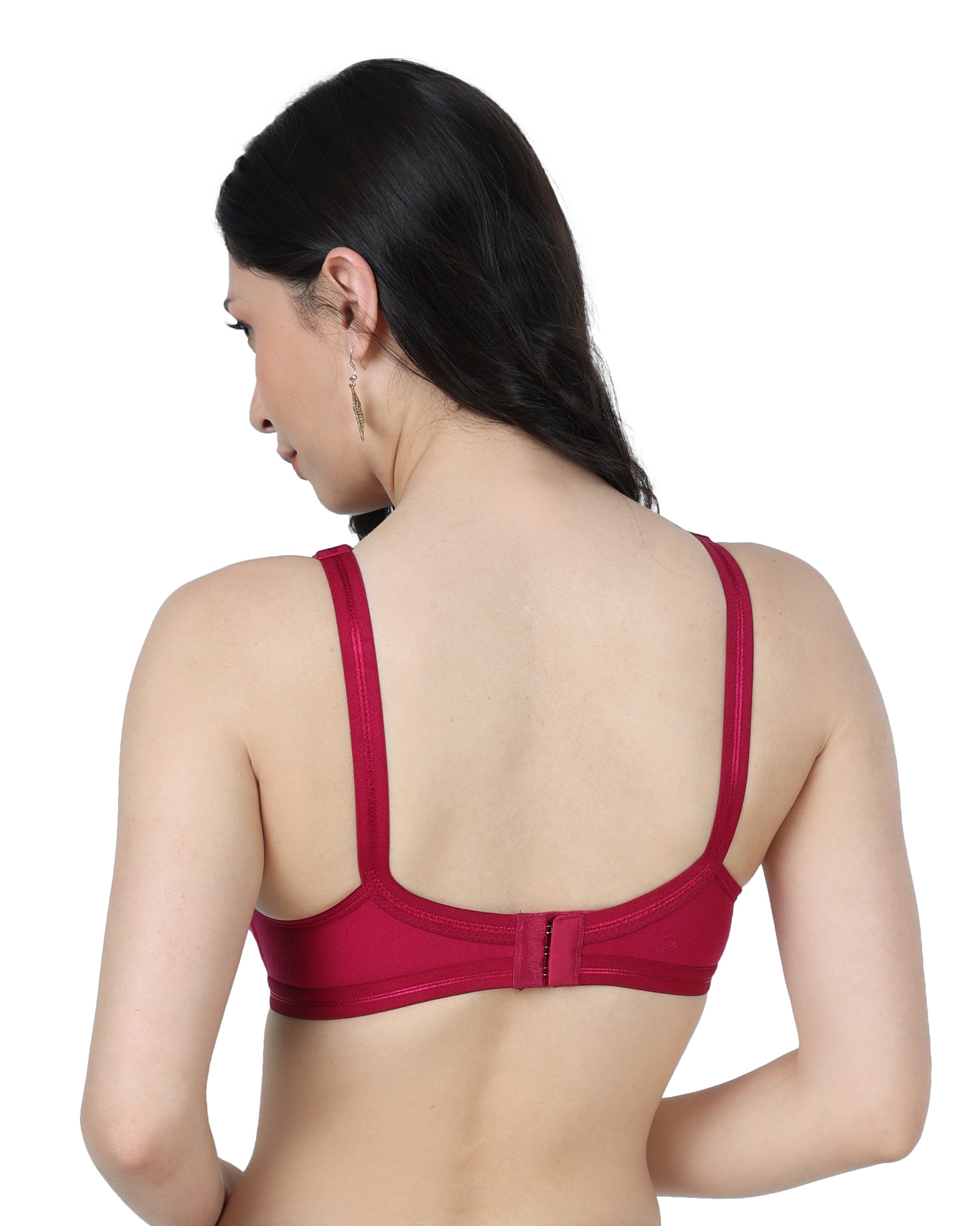 Full Coverage Seamless Non Padded bra Assorted colour 6 Pcs Pack