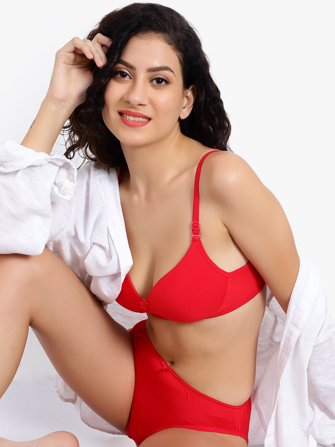 Lycra Light Padded Set Assorted Colour 4 Pcs Pack