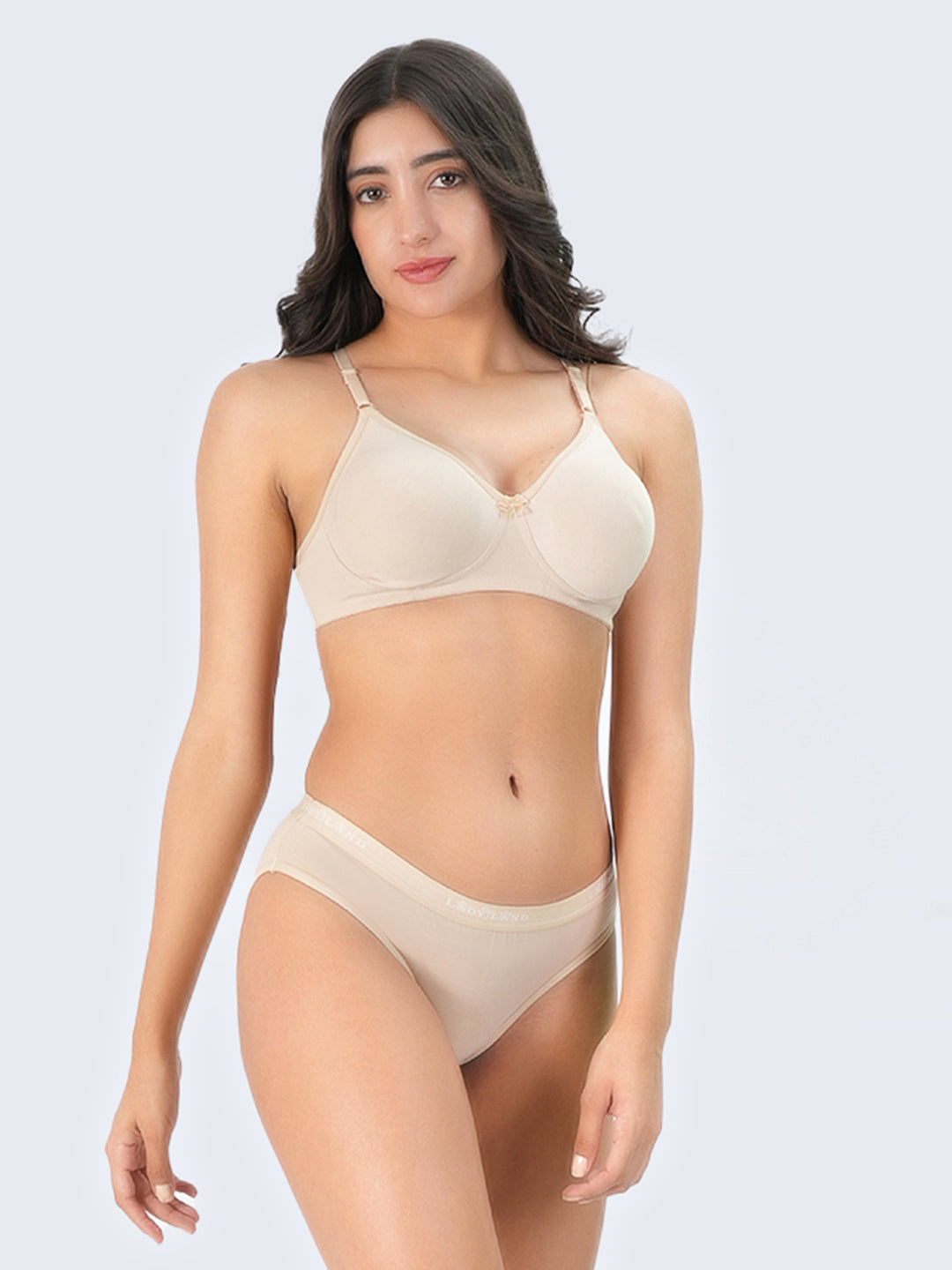 Seamless Bra & Panty Assorted Colour 3 Pcs Pack