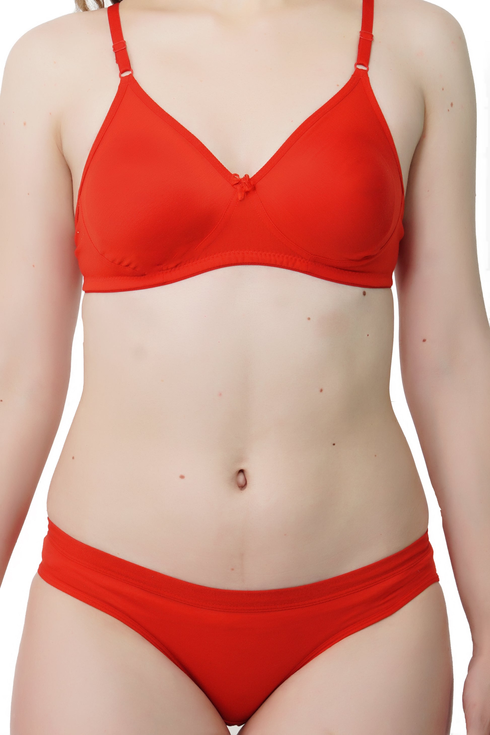 Lace Bra & Panty Set Assorted Colour 4 Pcs Pack