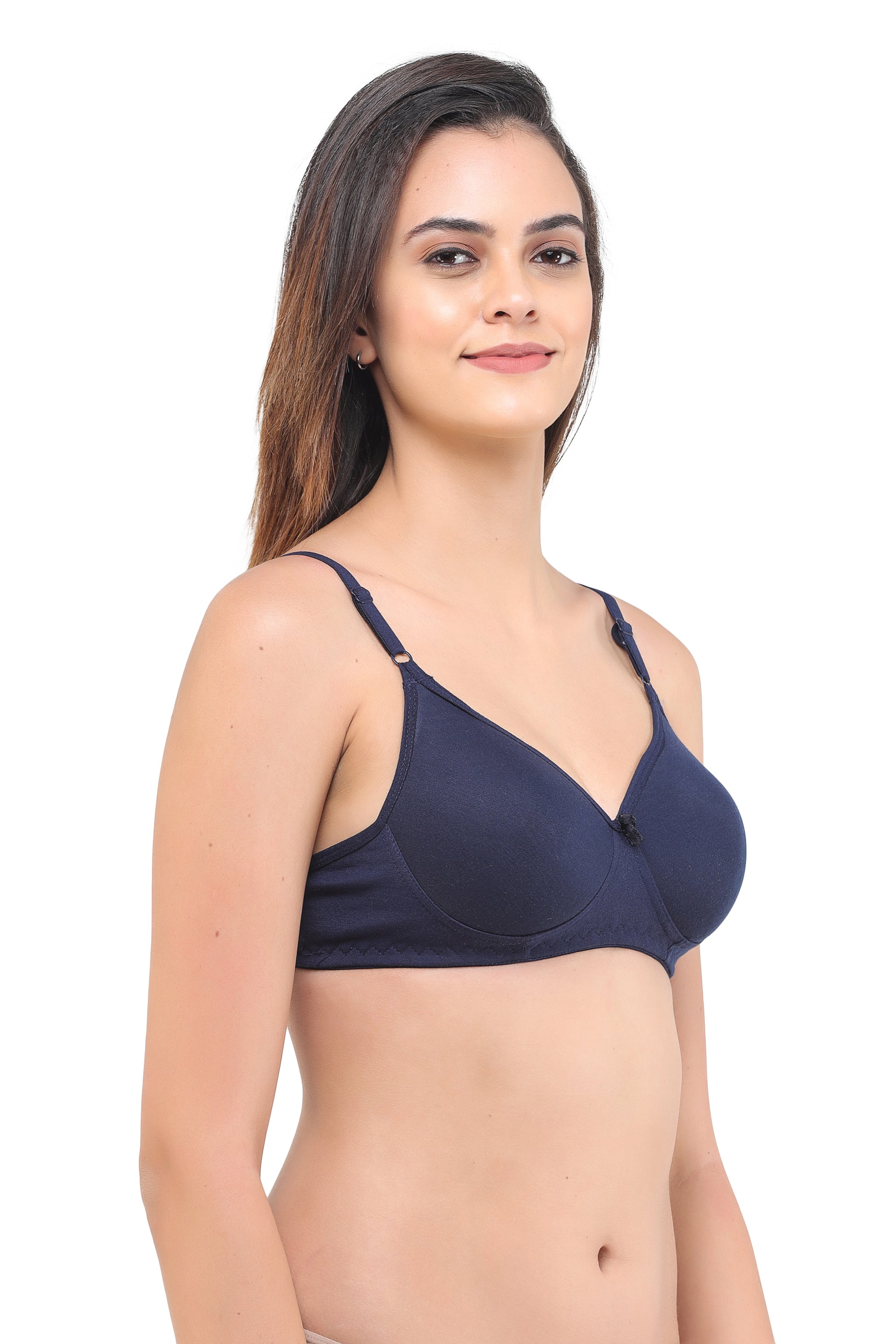 Light Padded Bra Seamless Assorted Colour 6 Pcs Pack