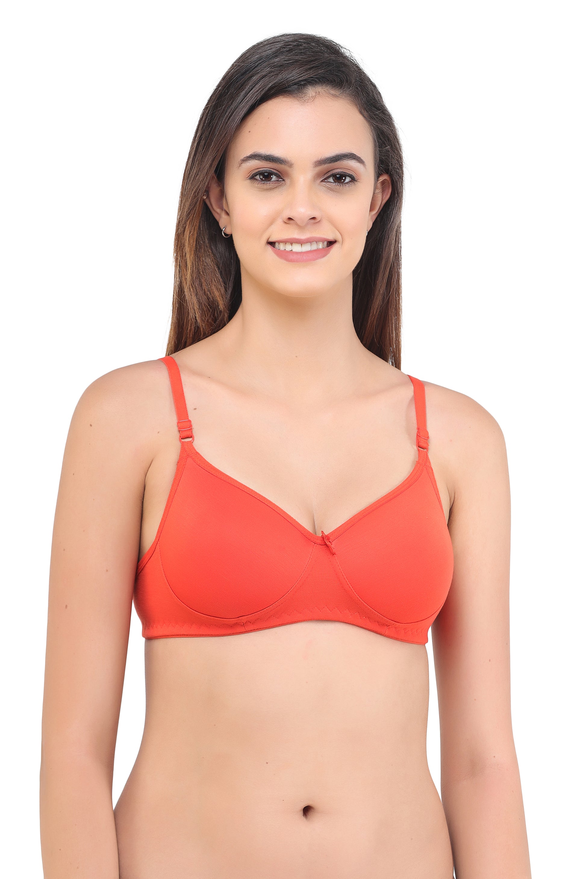 Light Padded Bra Seamless Assorted Colour 6 Pcs Pack