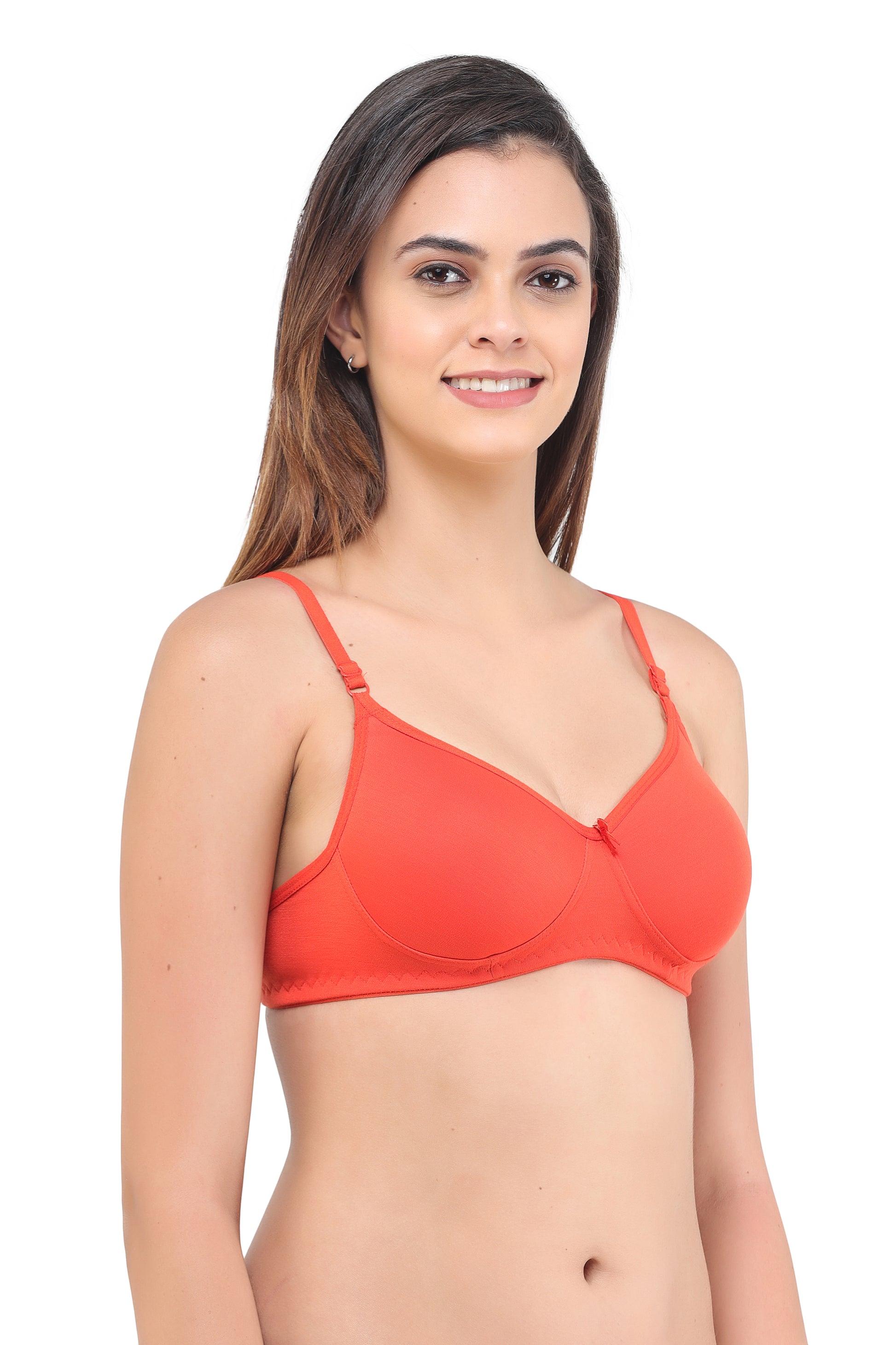 Light Padded Bra Seamless Assorted Colour 6 Pcs Pack