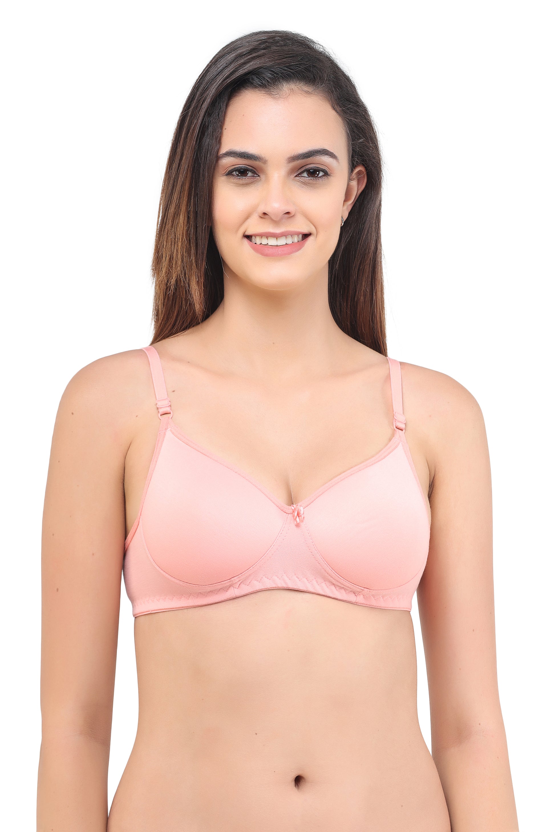 Light Padded Bra Seamless Assorted Colour 6 Pcs Pack