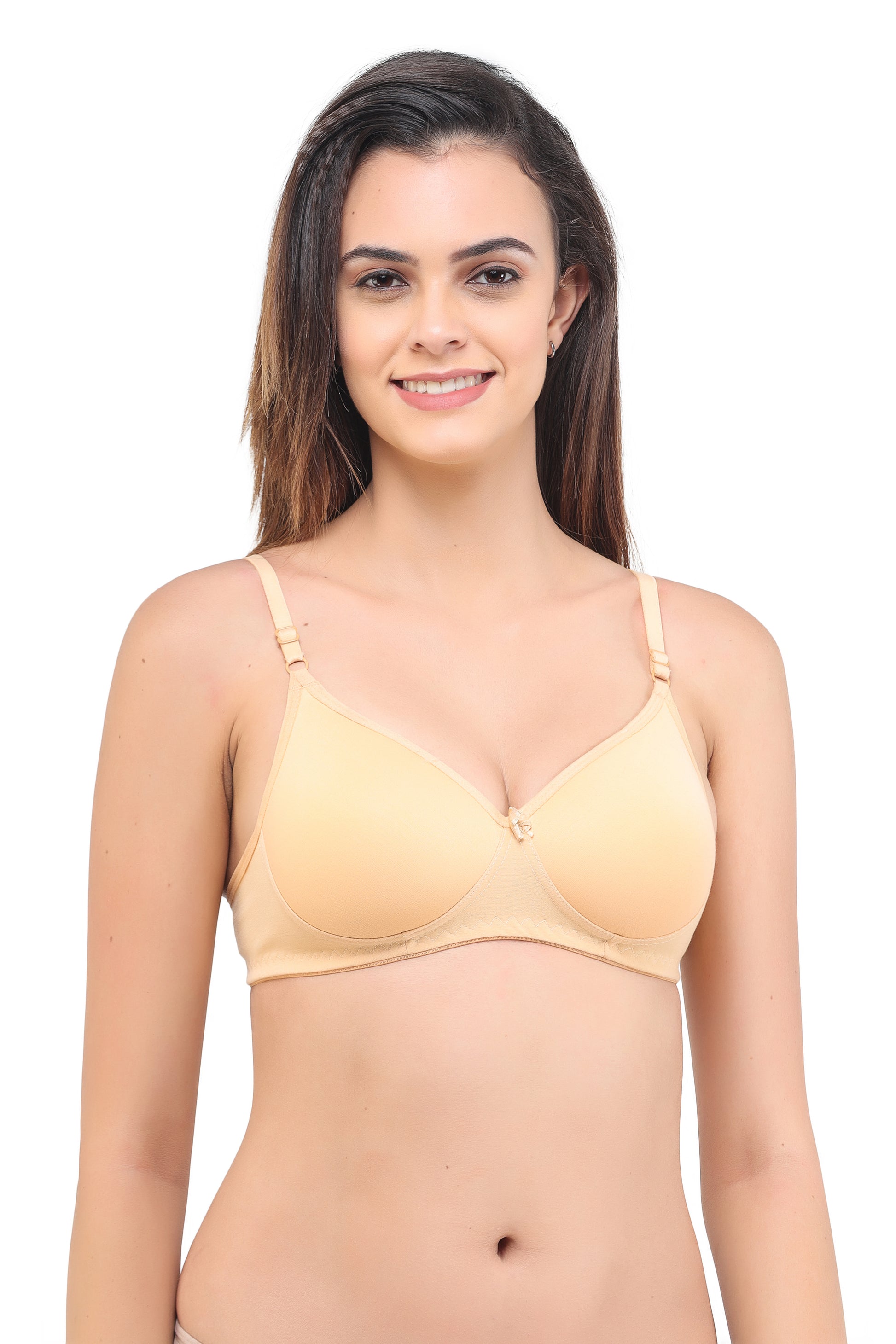 Light Padded Bra Seamless Assorted Colour 6 Pcs Pack