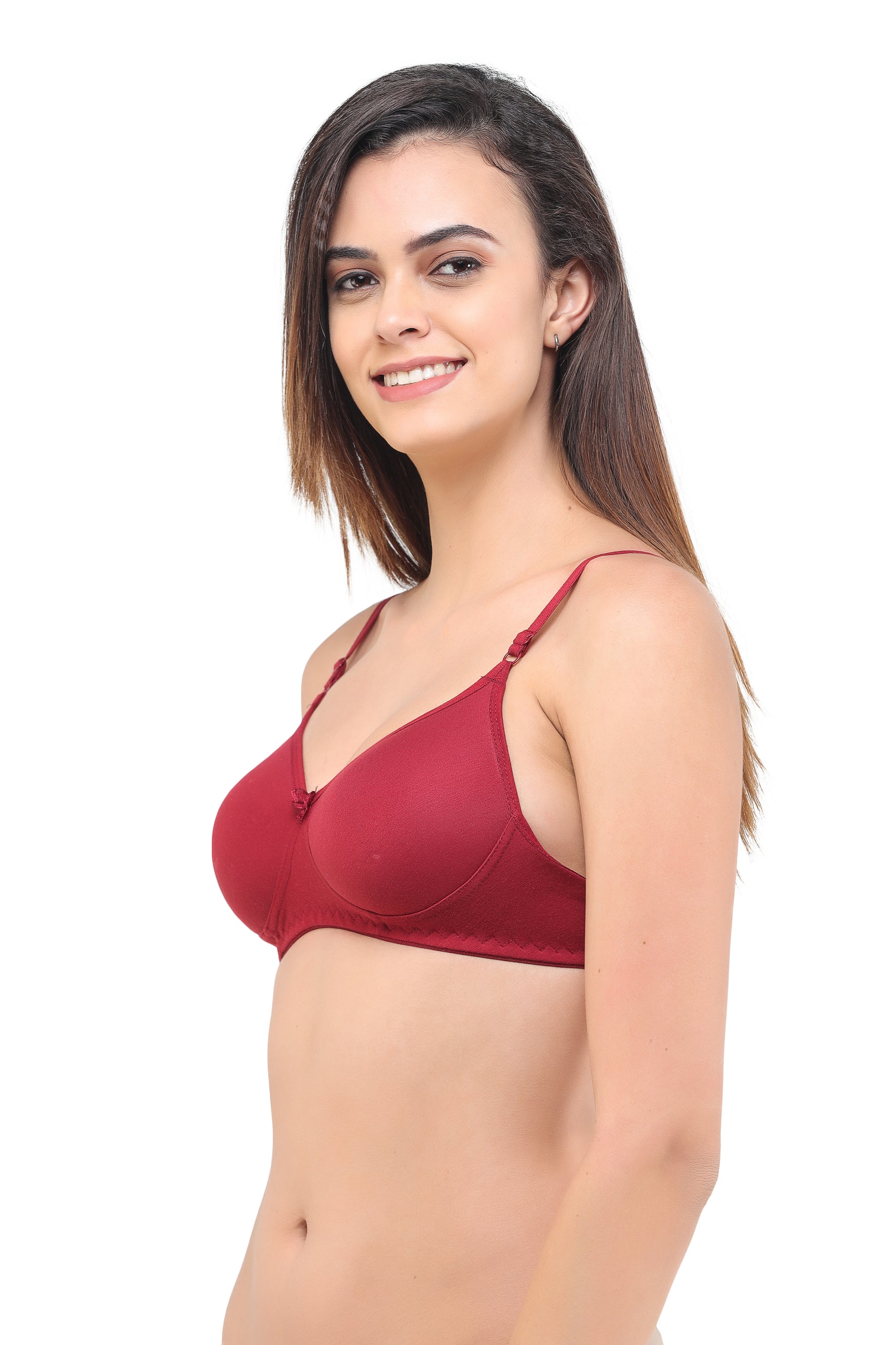 Light Padded Bra Seamless Assorted Colour 6 Pcs Pack