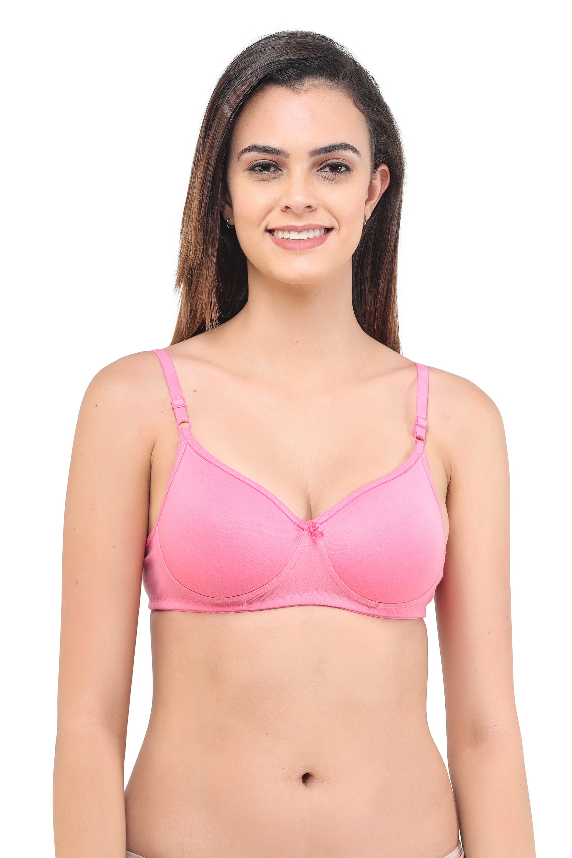 Light Padded Bra Seamless Assorted Colour 6 Pcs Pack
