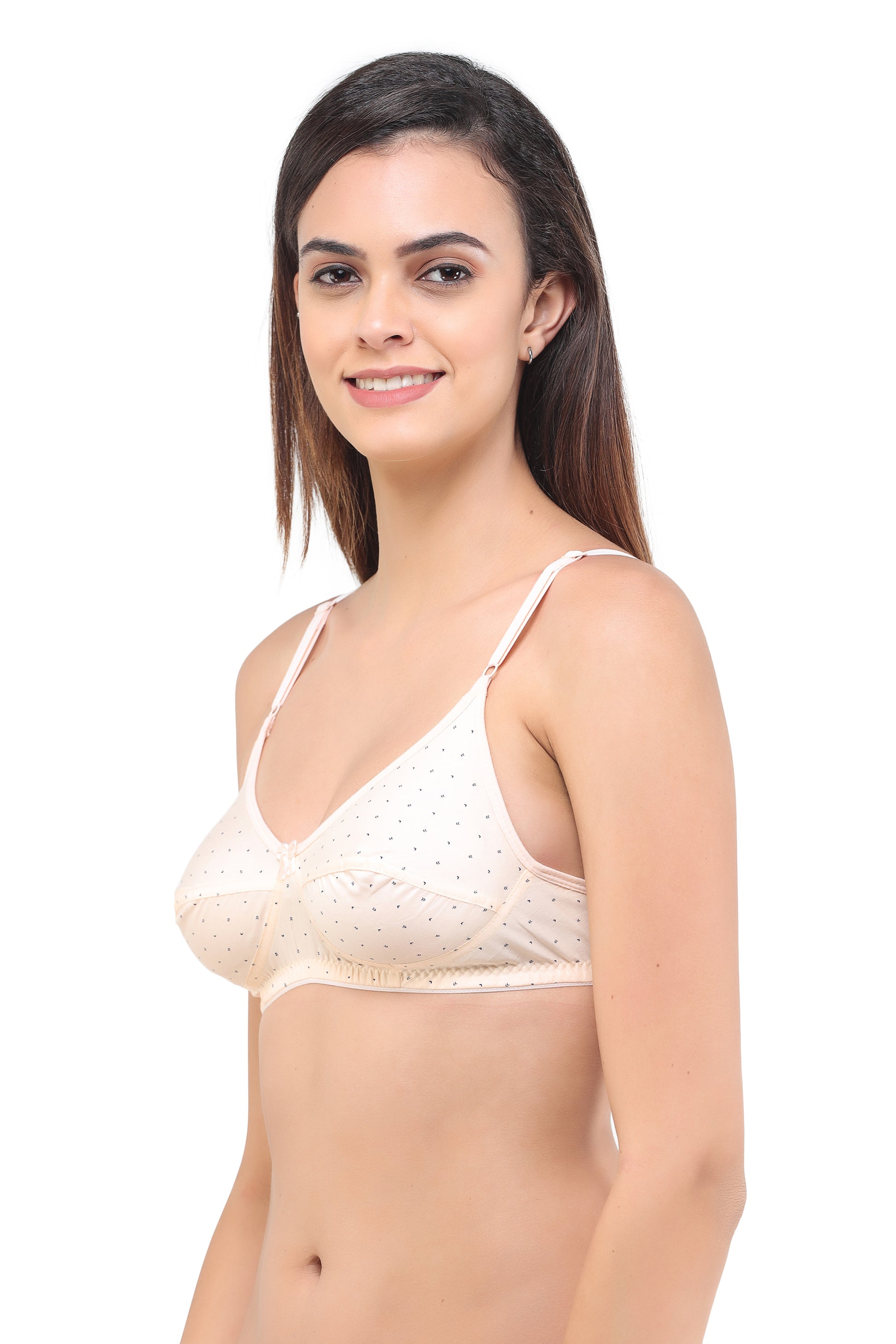 Women  Full Coverage Cotton Bra Assorted Colour 6 Pcs Pack
