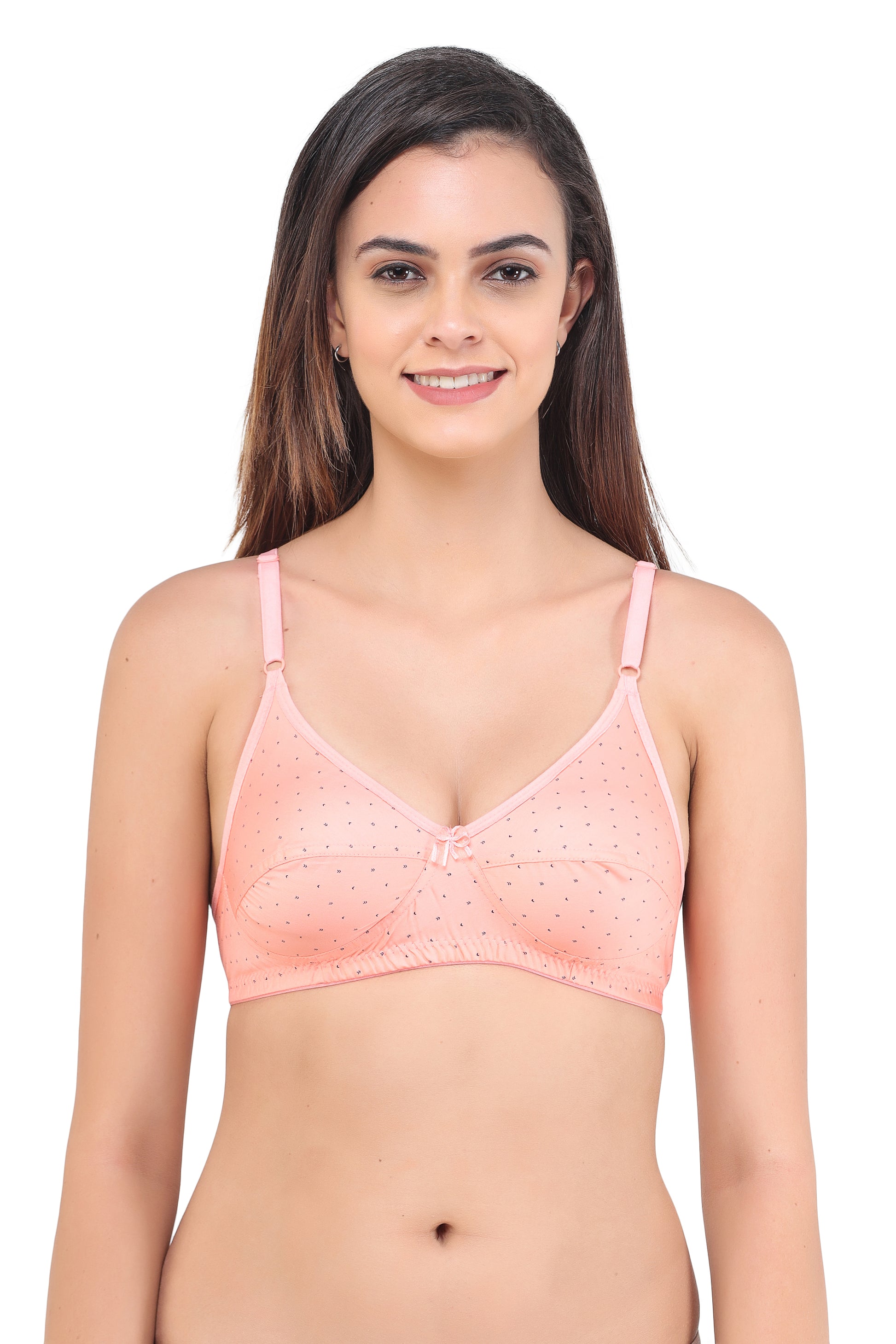 Women  Full Coverage Cotton Bra Assorted Colour 6 Pcs Pack