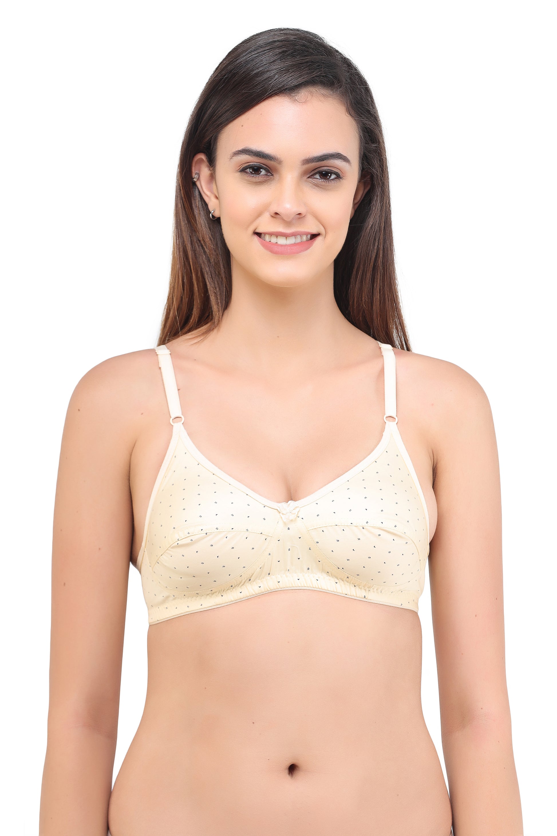 Women  Full Coverage Cotton Bra Assorted Colour 6 Pcs Pack
