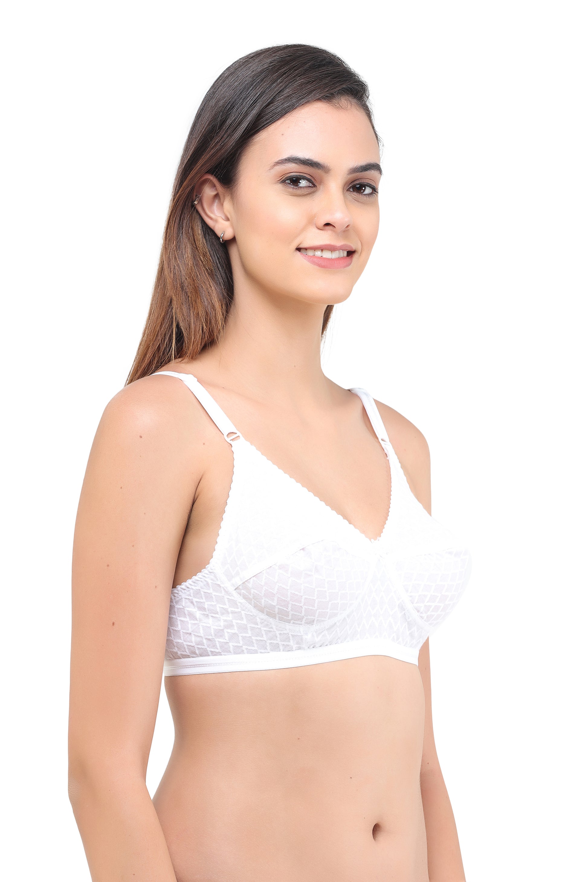 100% Cotton Bra For Regular Use Assorted Colour 6 Pcs Pack