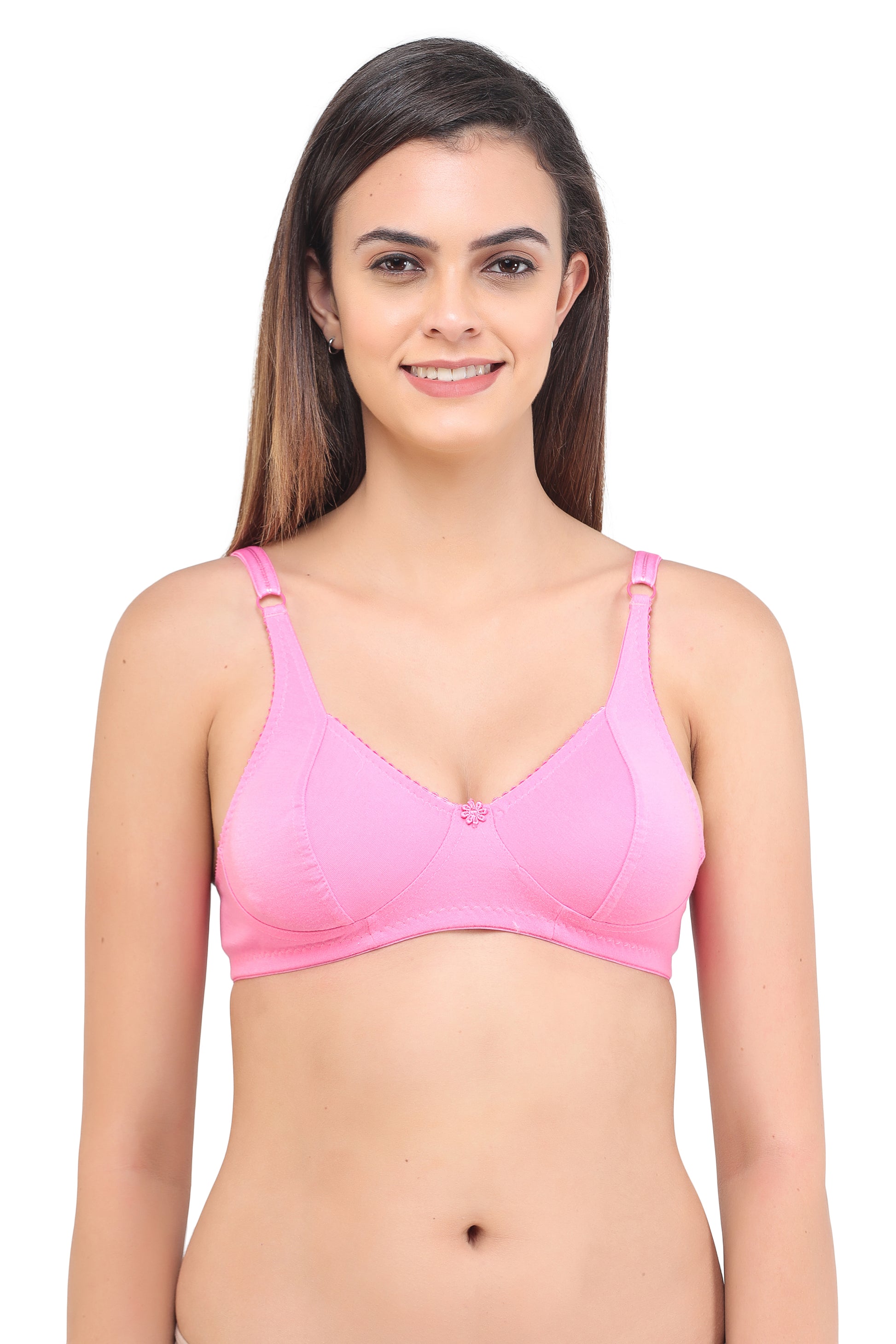 Full Coverage Bra Assorted Colour 6 Pcs Pack