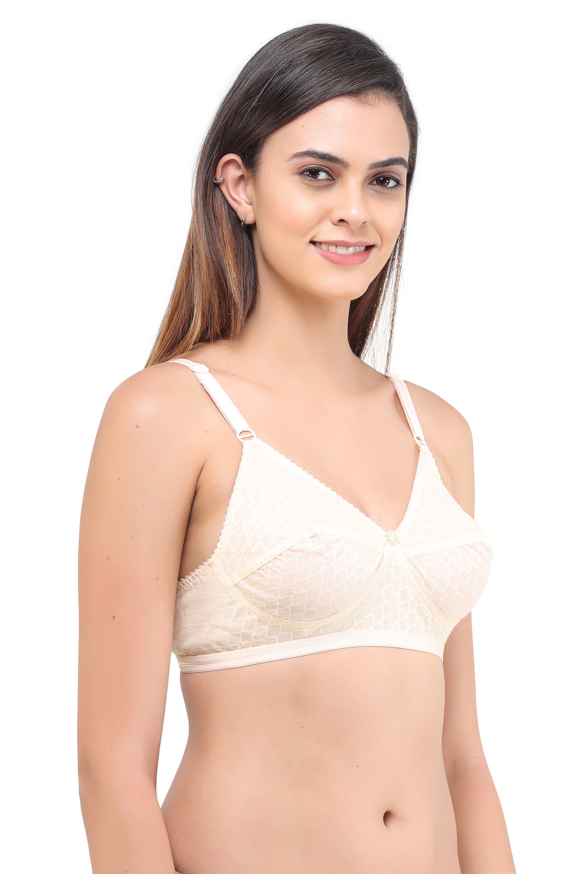 100% Cotton Bra For Regular Use Assorted Colour 6 Pcs Pack