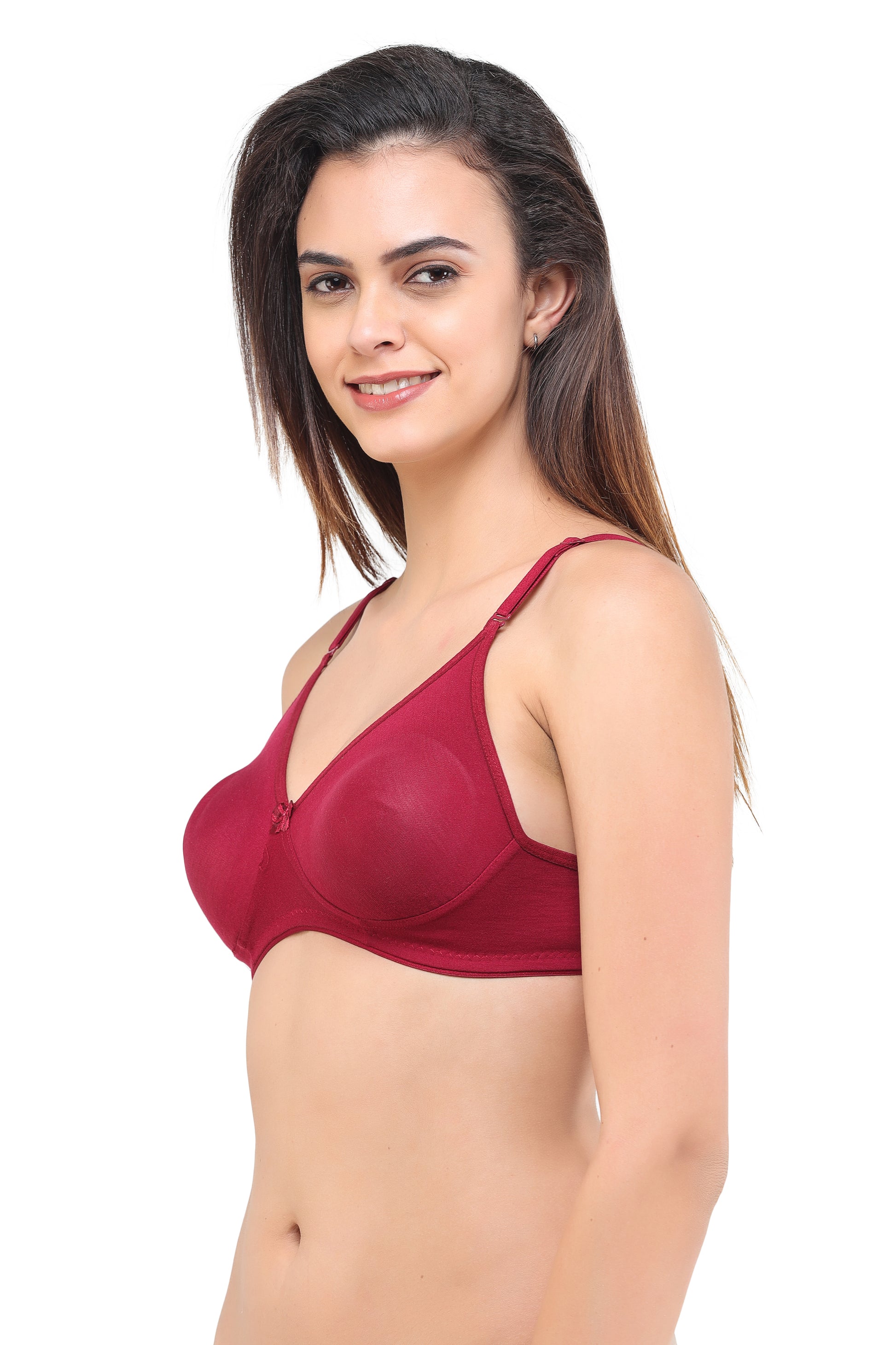 Seamless Detecheble Bra Assorted Colour 6 Pcs Pack