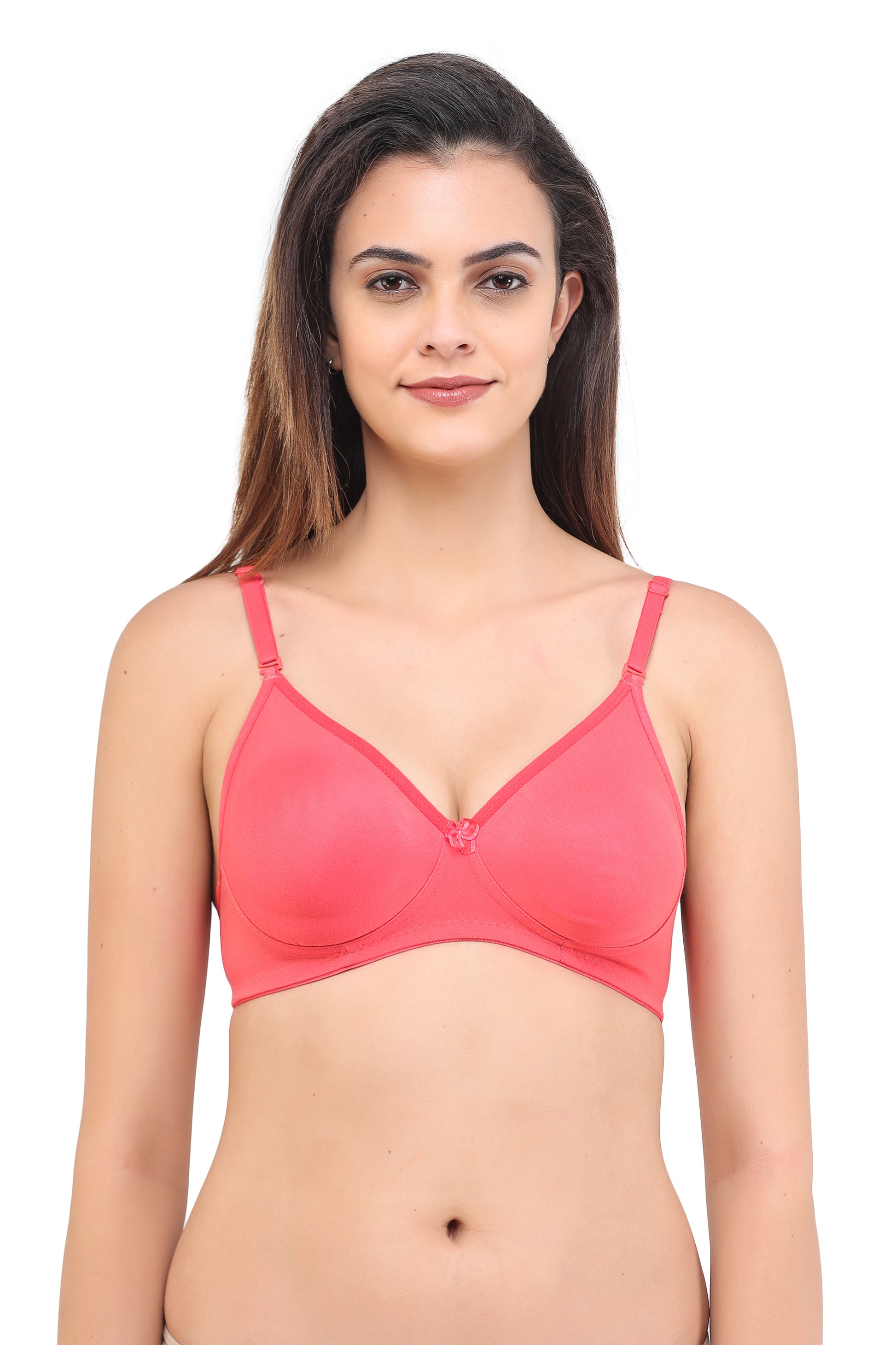 Seamless Detecheble Bra Assorted Colour 6 Pcs Pack