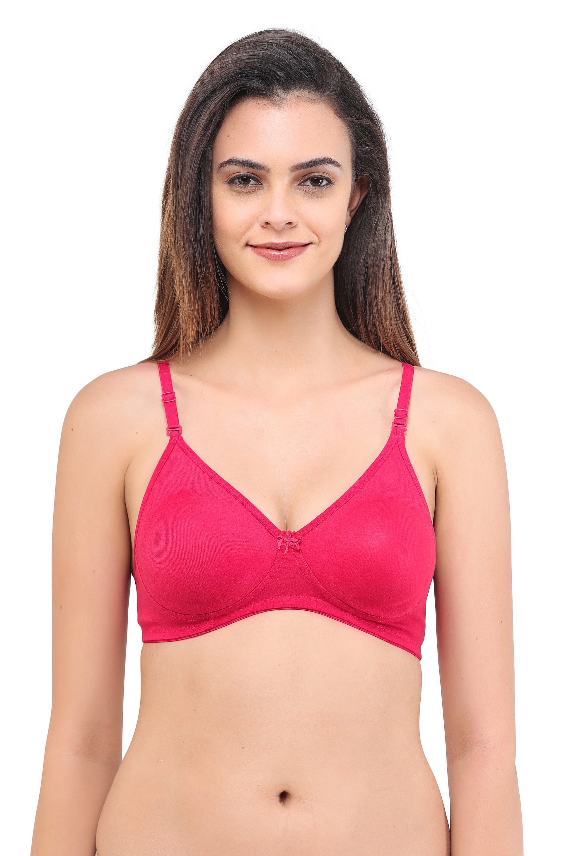 Seamless Detecheble Bra Assorted Colour 6 Pcs Pack