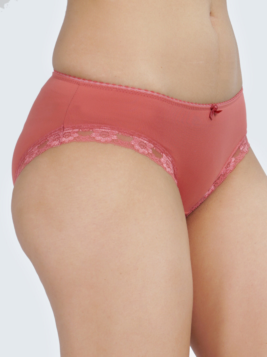 Women Full Coverage Solid Color Hipster Lycra Panty 12 pcs Pack