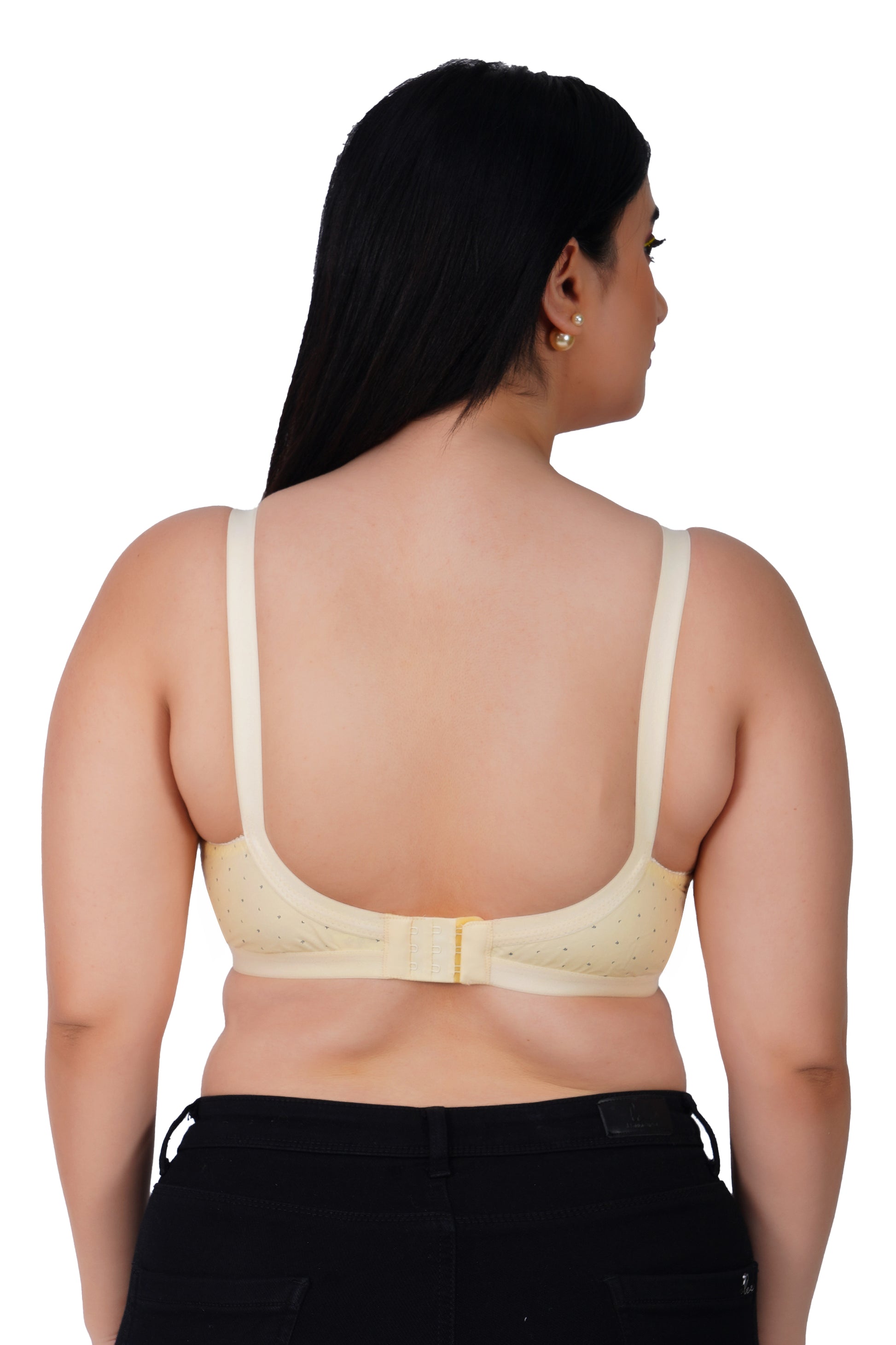 Full Coverage Printed Bra Assorted Colour 6 Pcs Pack