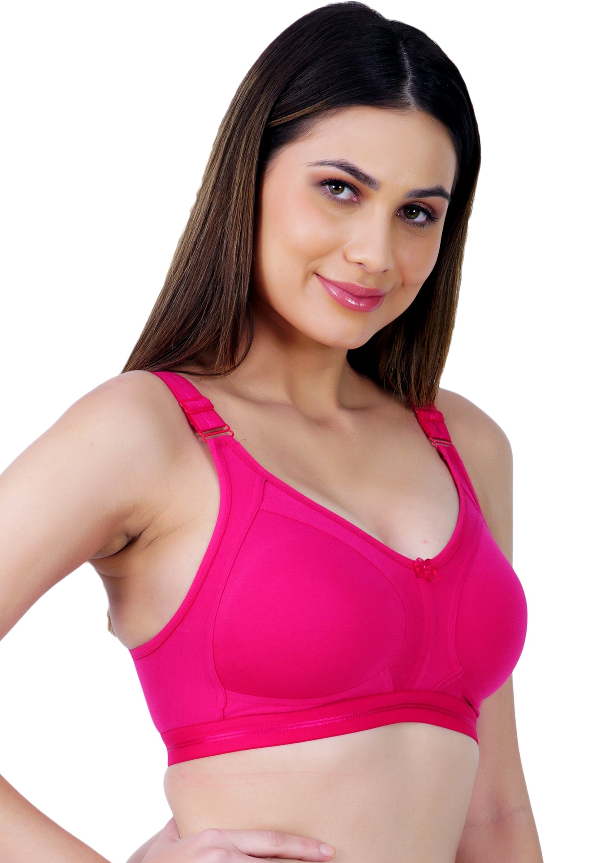 All Days Comfortable non padded Full Coverage bra Assorted colour 6 Pcs Pack