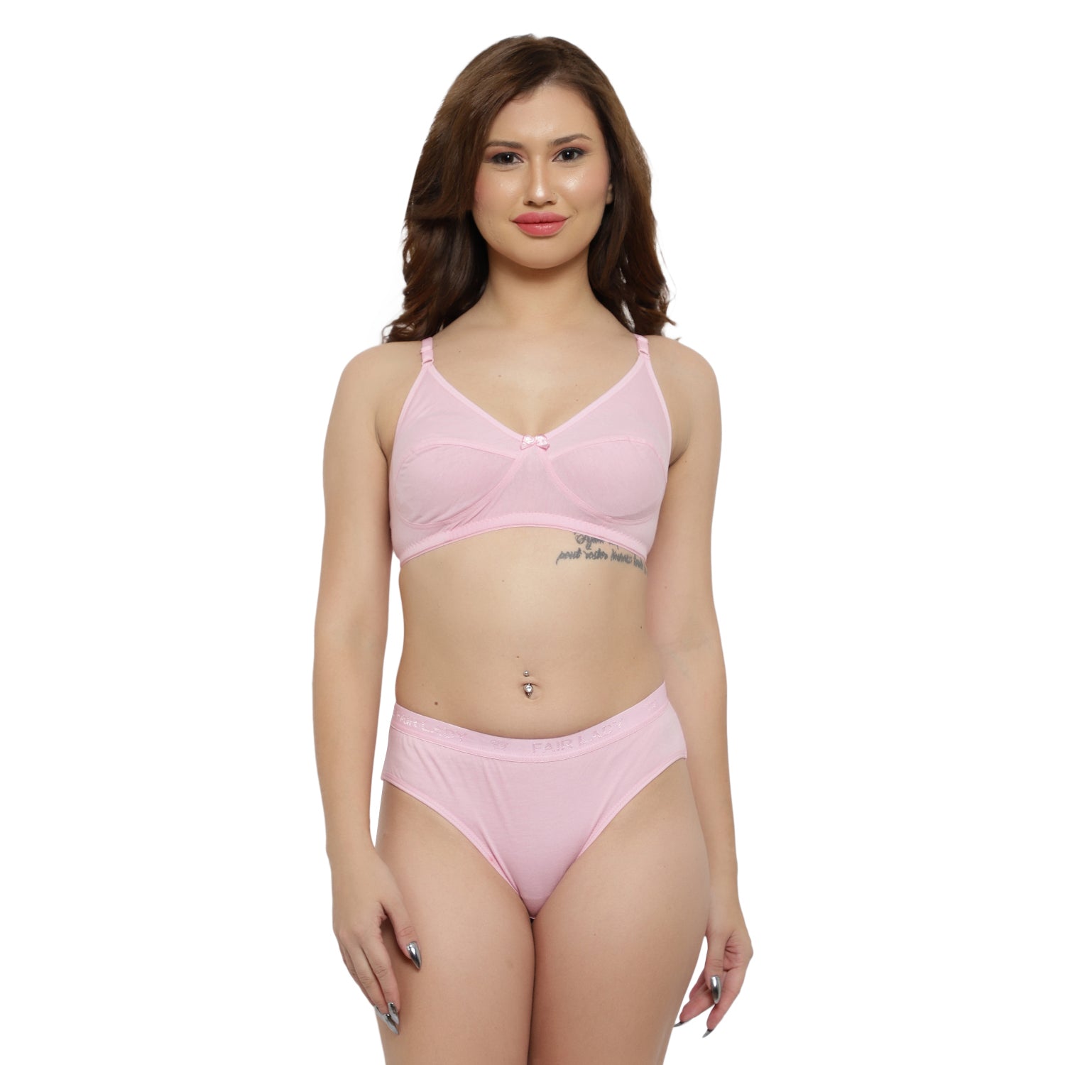 Daily Wear Bra And Panty Set Assorted Colour 4 Pcs Pack