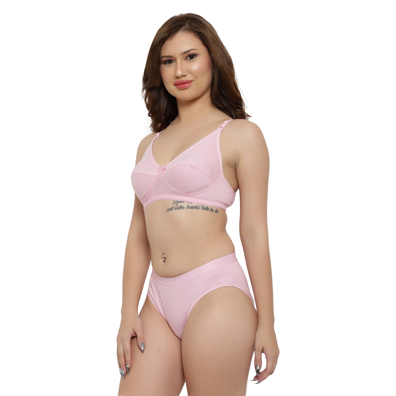 Daily Wear Bra And Panty Set Assorted Colour 4 Pcs Pack