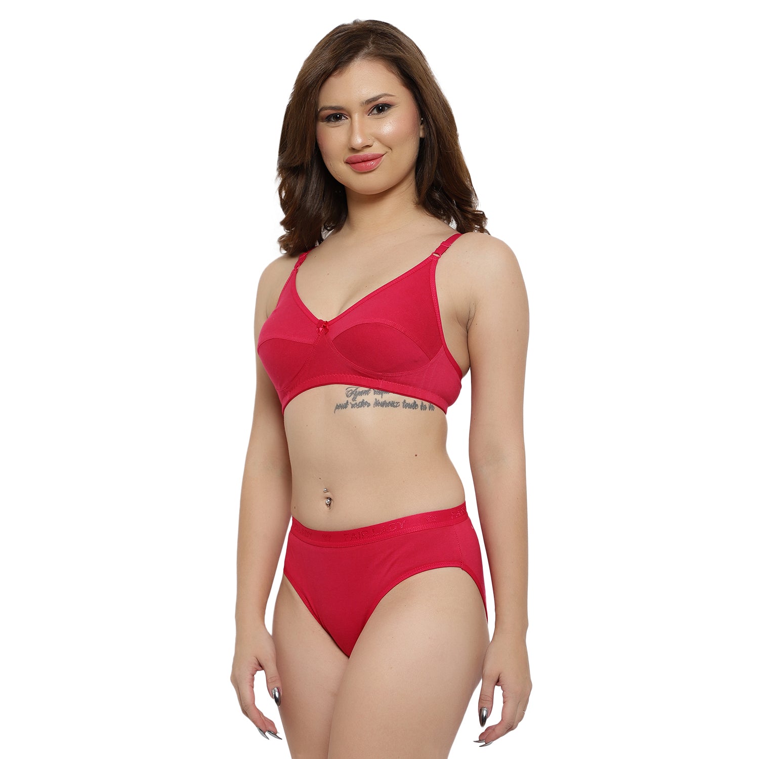 Daily Wear Bra And Panty Set Assorted Colour 4 Pcs Pack