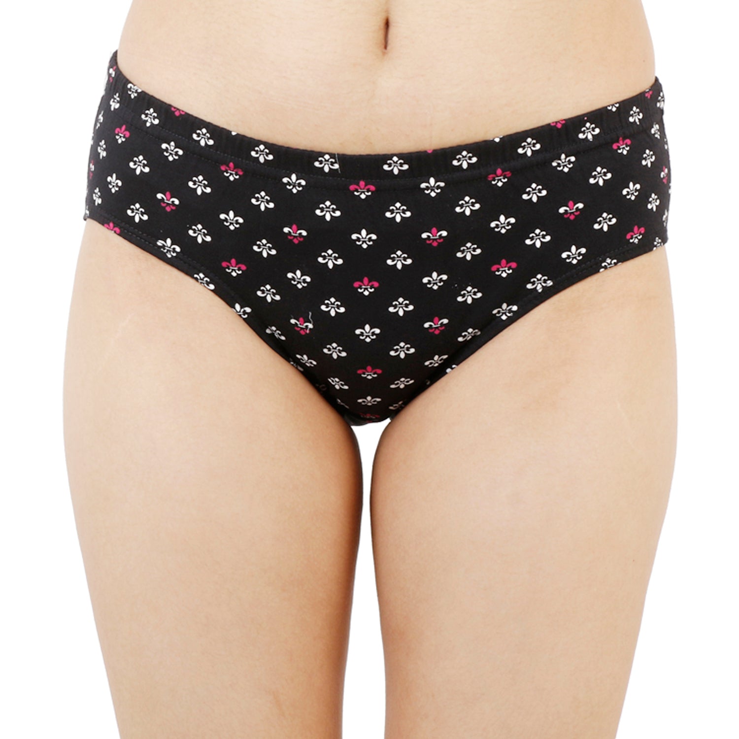 Women Full Coverage Printed Hipster Panty 12 Pcs Pack