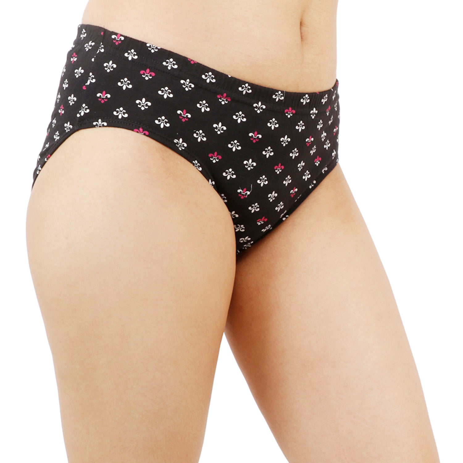 Women Full Coverage Printed Hipster Panty 12 Pcs Pack