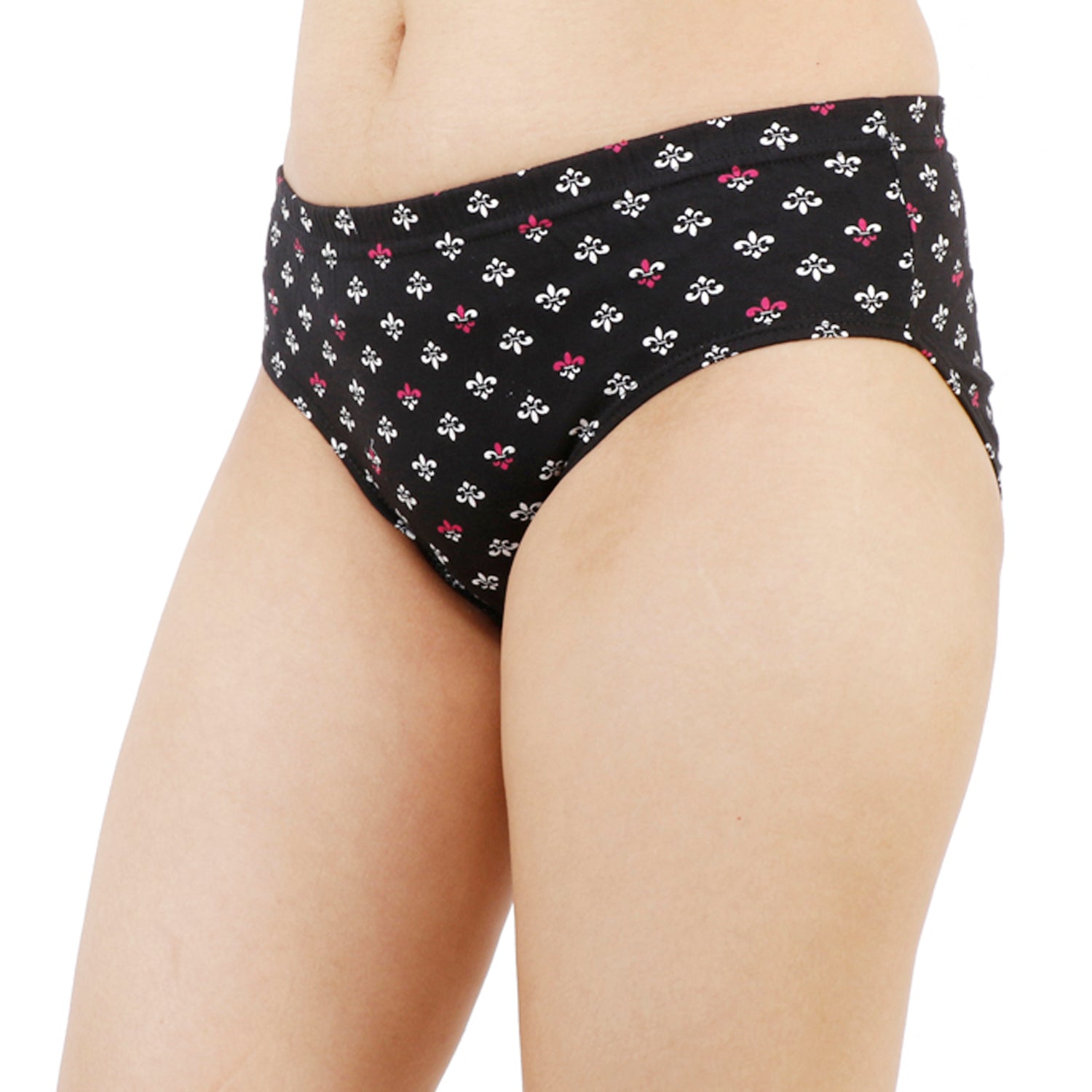 Women Full Coverage Printed Hipster Panty 12 Pcs Pack