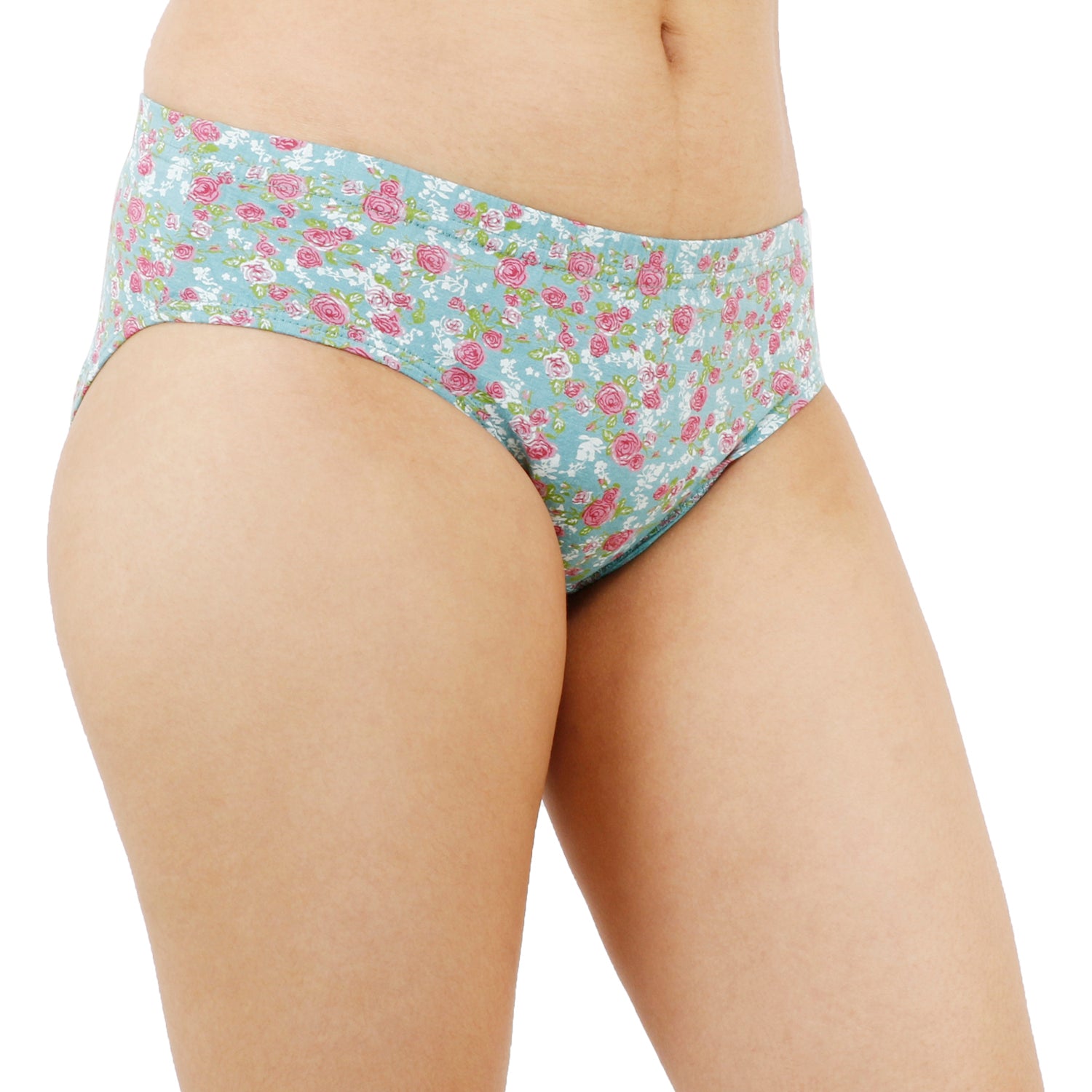 Women Full Coverage Printed Hipster Panty 12 Pcs Pack