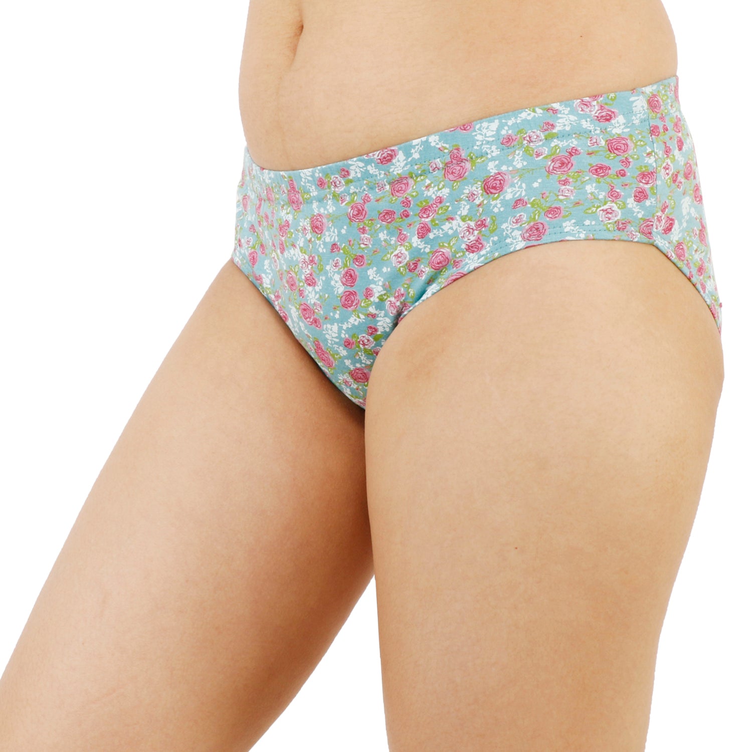 Women Full Coverage Printed Hipster Panty 12 Pcs Pack