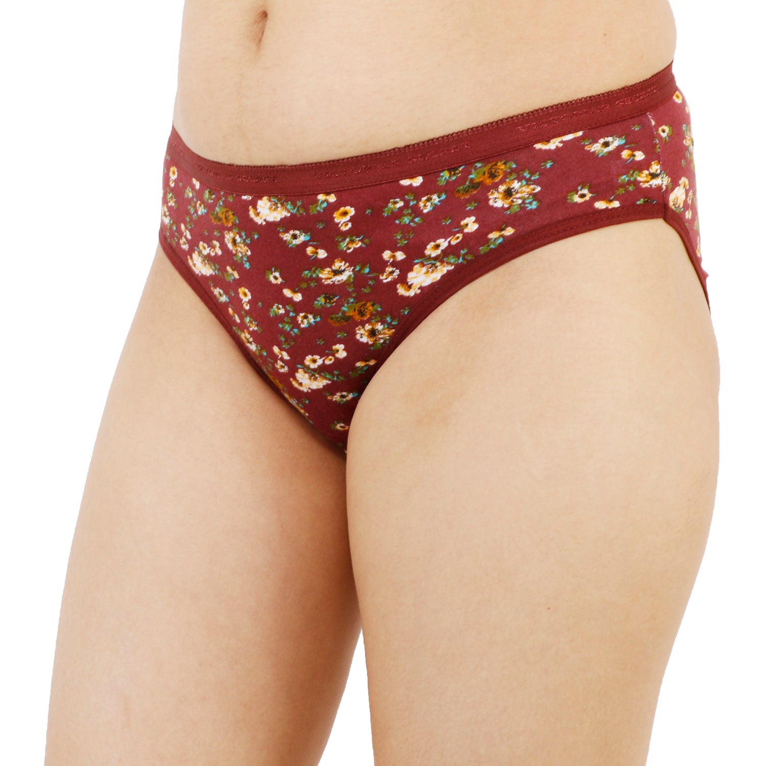 Women Full Coverage Printed Hipster Panty 12 Pcs Pack