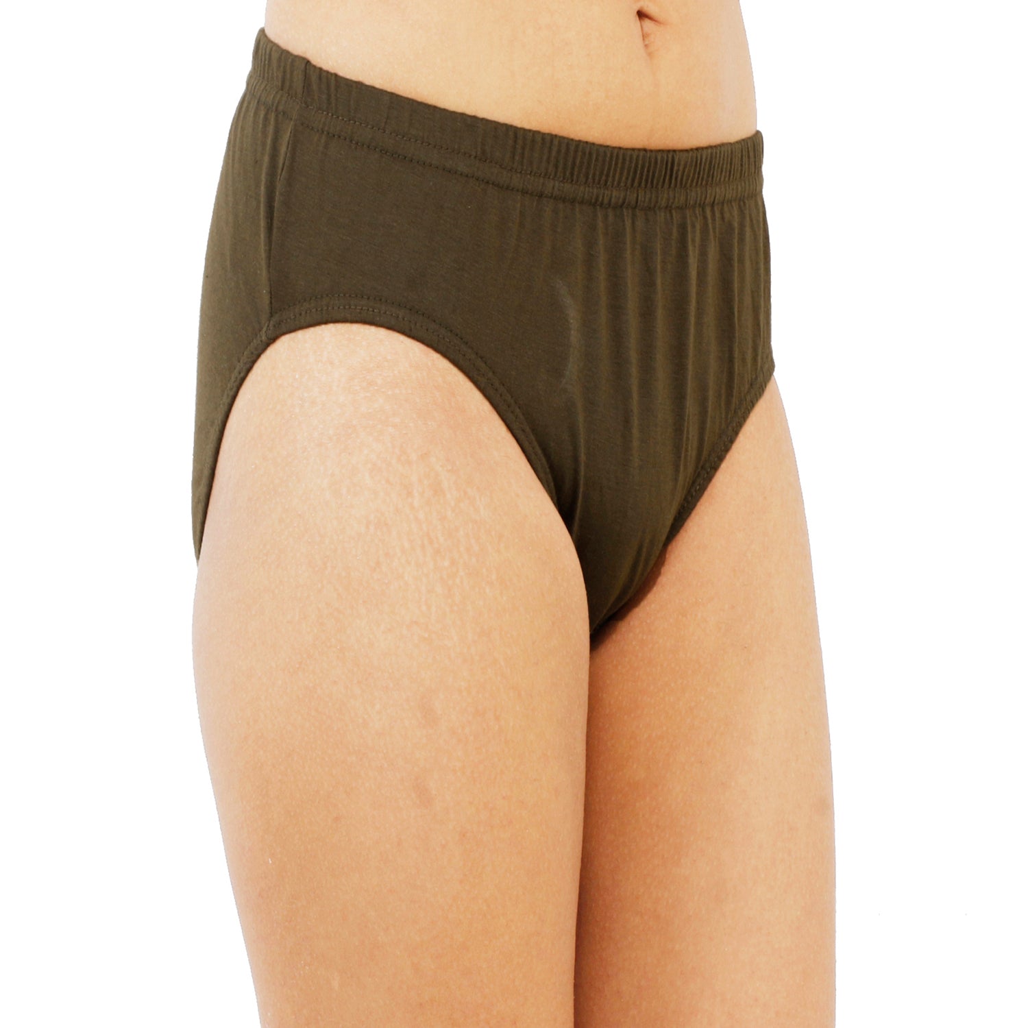 Women Full Coverage Solid Colour Hipster Panty 10 Pcs Pack