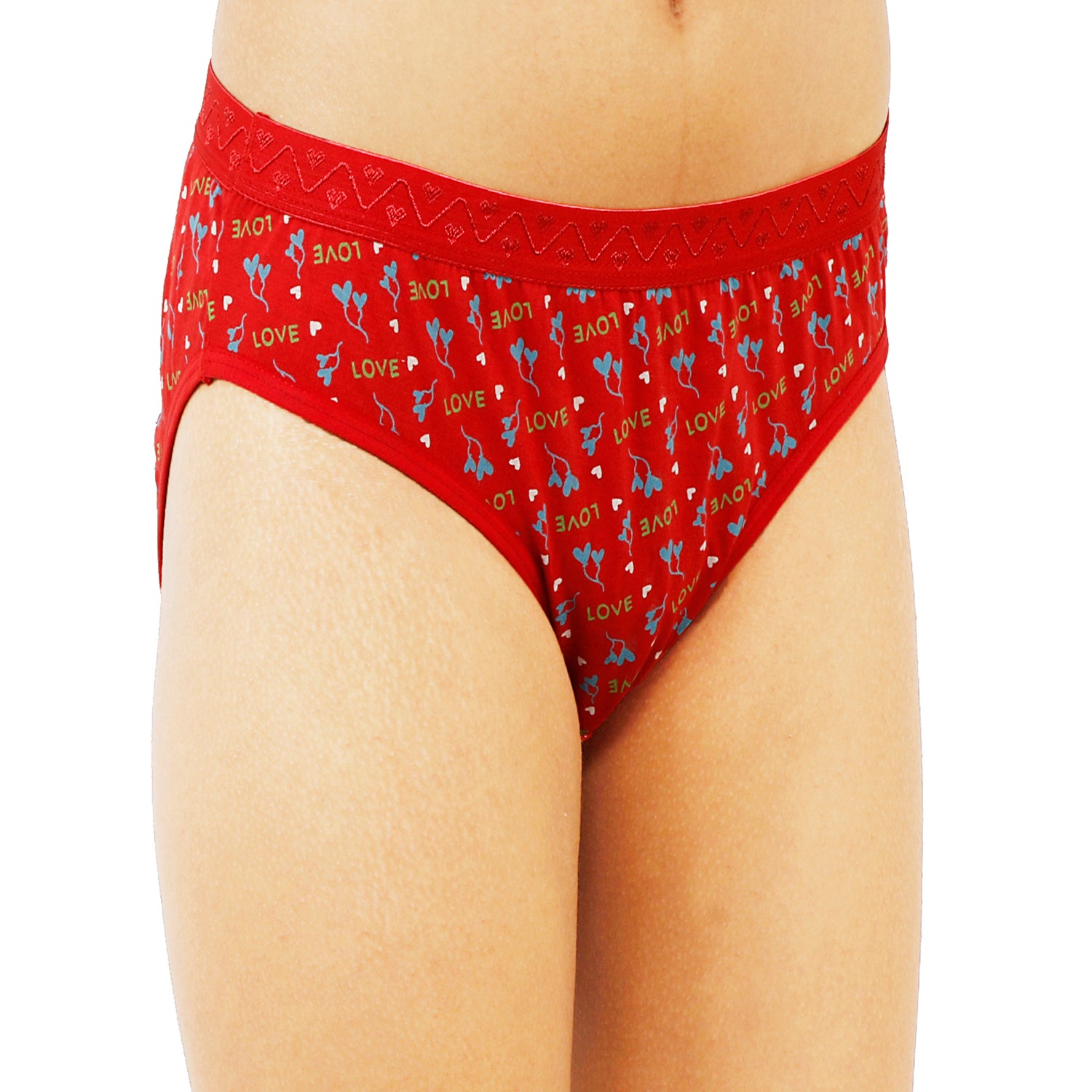 Women Full Coverage Printed Hipster Panty 12 Pcs Pack