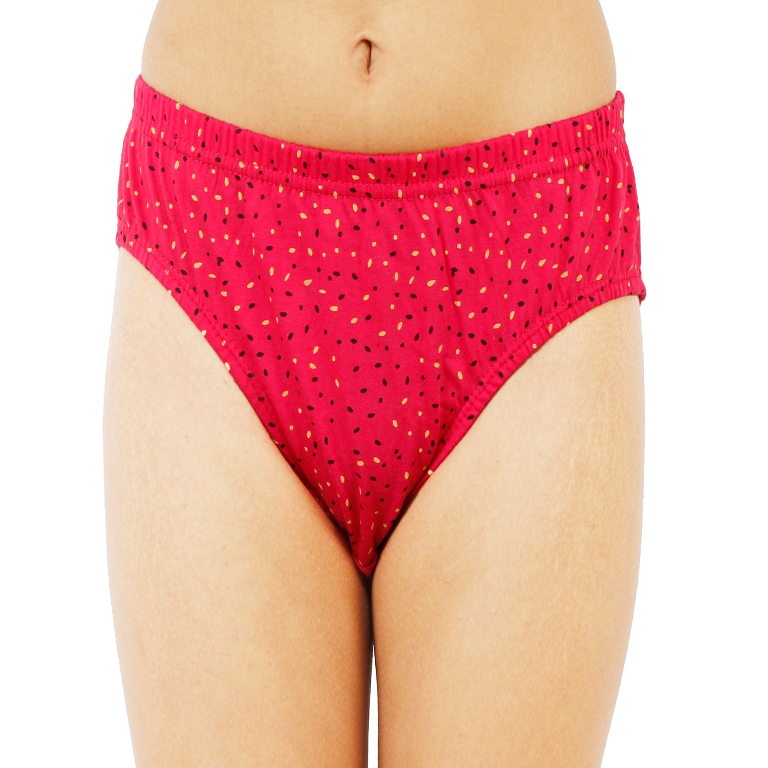 Women Full Coverage Printed Hipster Panty Assorted Colour 12 Pcs Pack