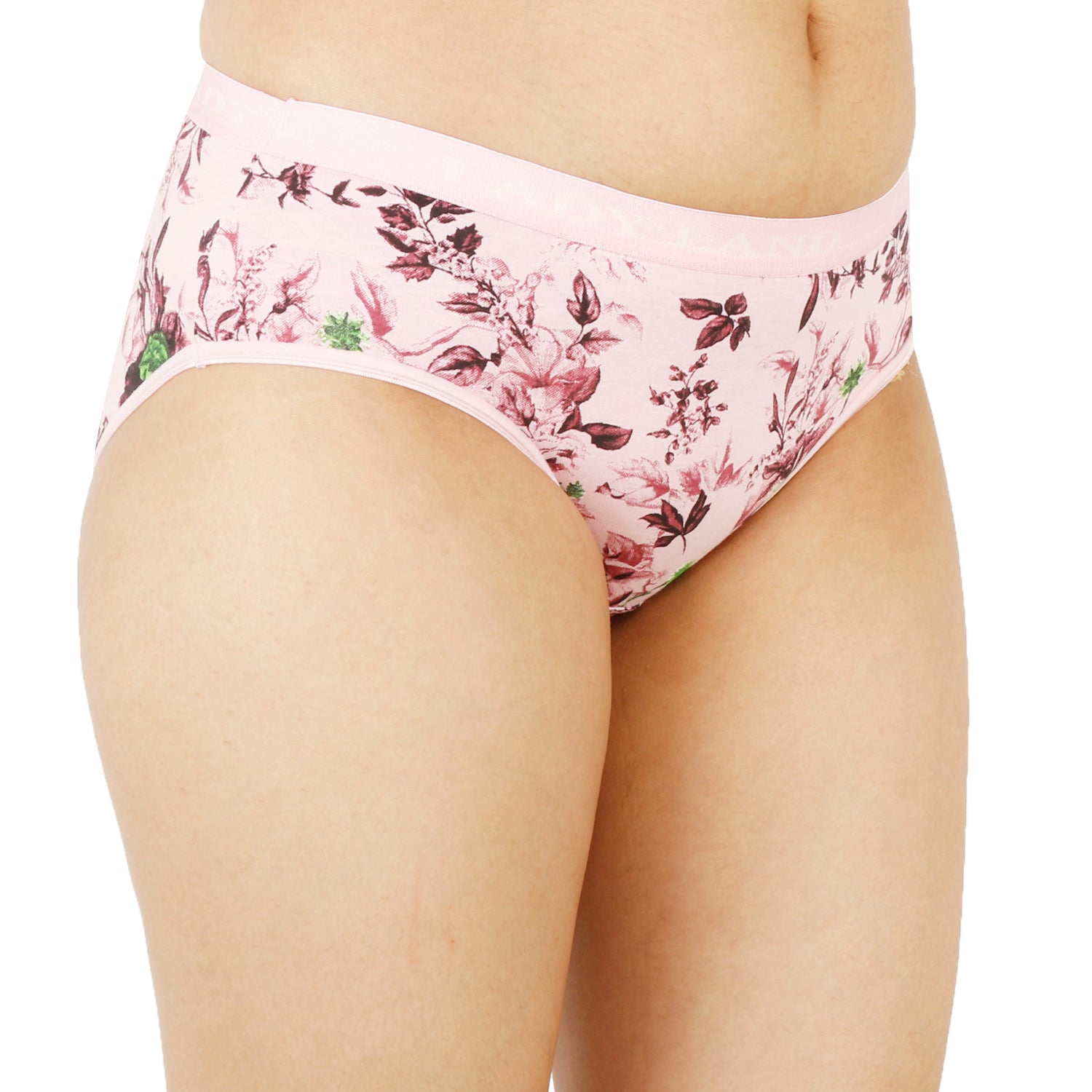 Women Full Coverage Printed Hipster Panty 12 Pcs Pack