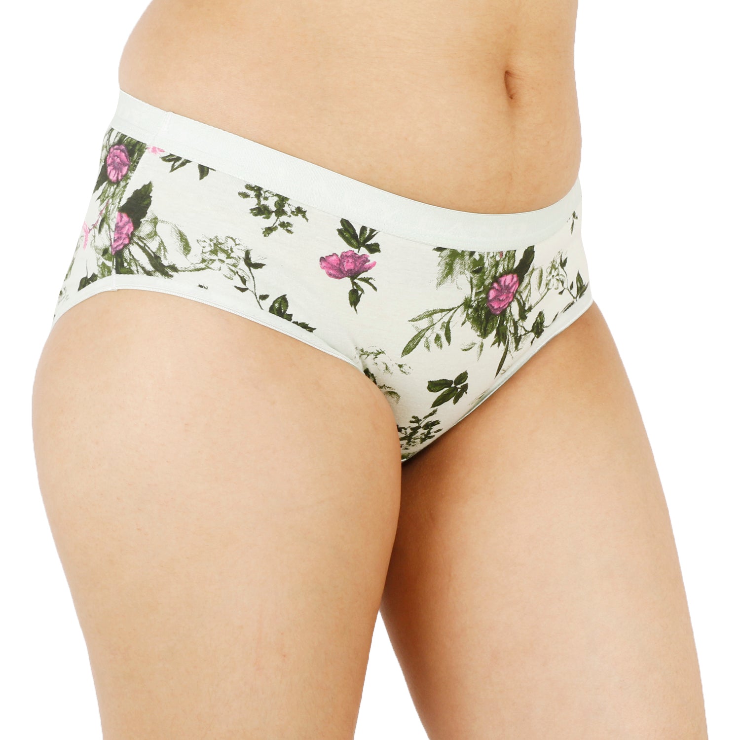 Women Full Coverage Printed Hipster Panty 12 Pcs Pack