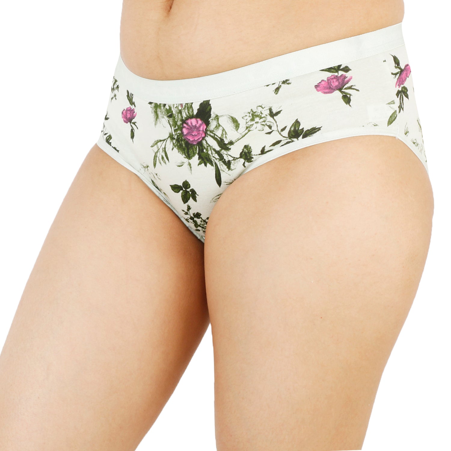 Women Full Coverage Printed Hipster Panty 12 Pcs Pack