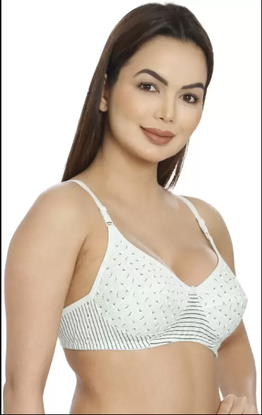 Printed Seamless Bra Assorted Colour 6 Pcs Pack