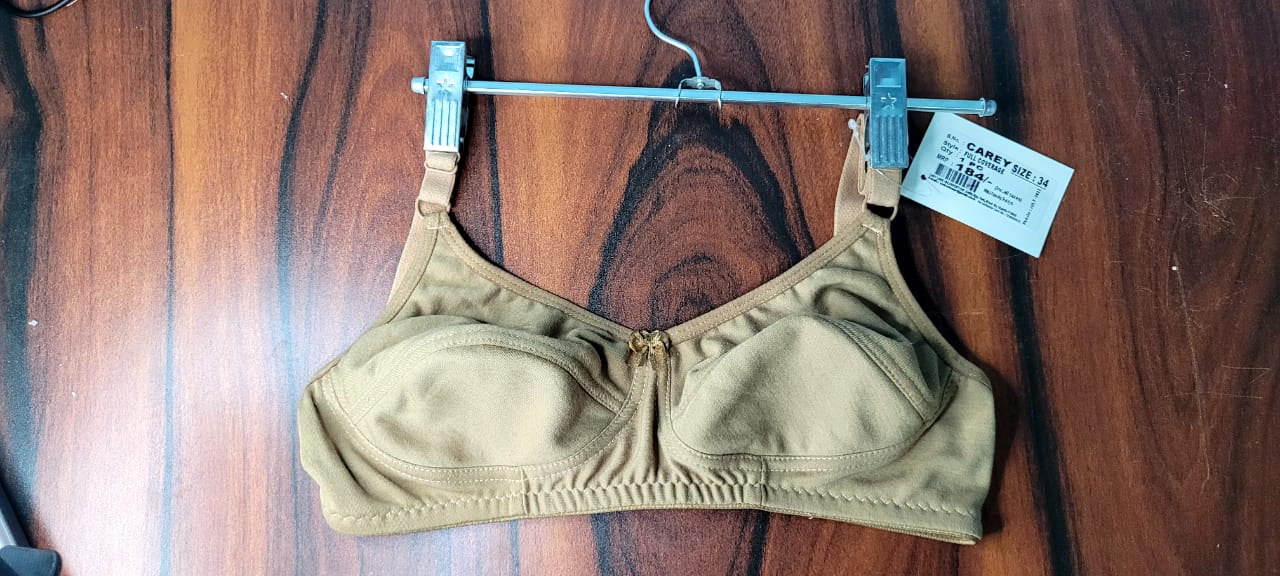 Full Coverage Printed Bra Assorted Colour 6 Pcs Pack