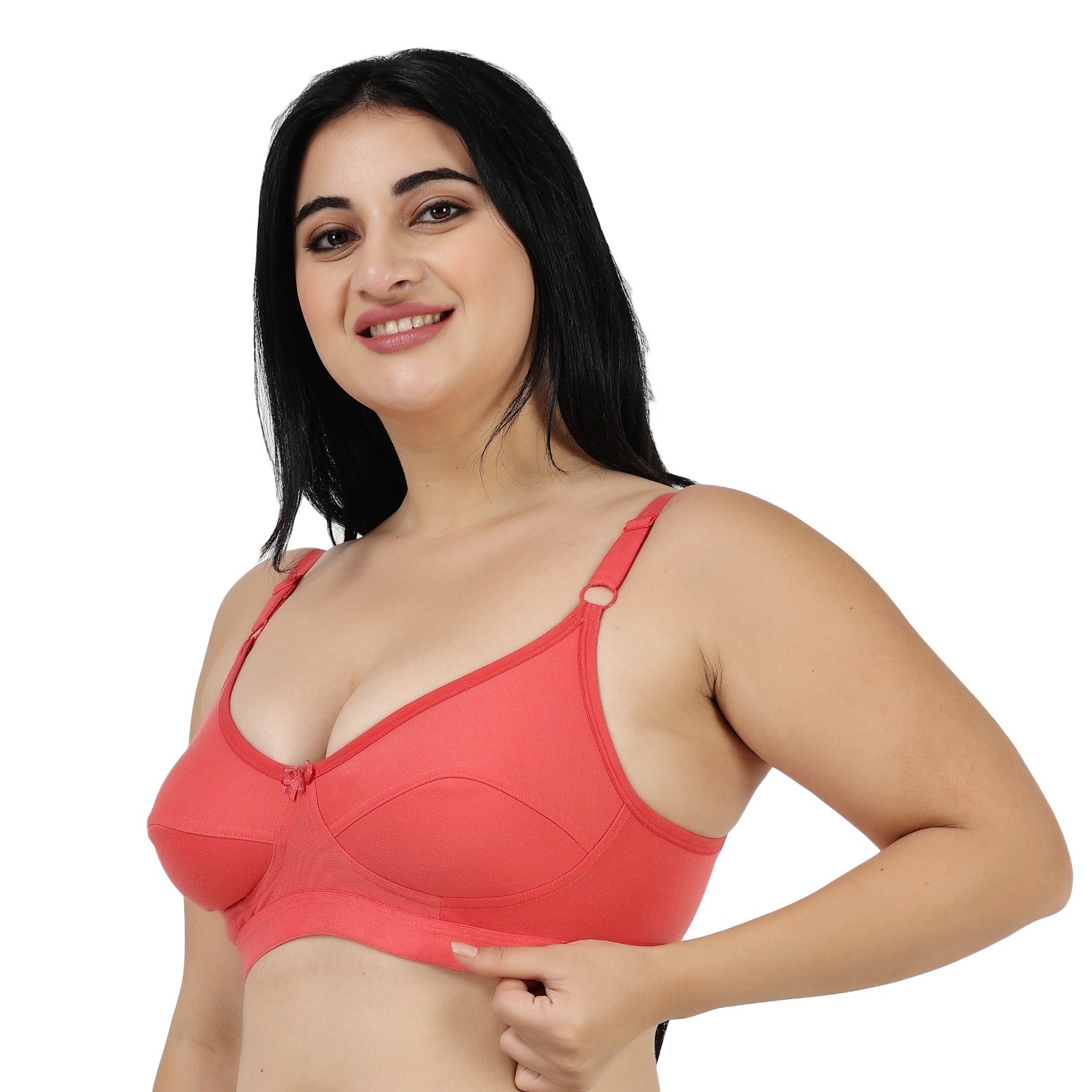ALL Day Confortable  Bra  Full Coverage bra Assorted colour 6 Pcs Pack