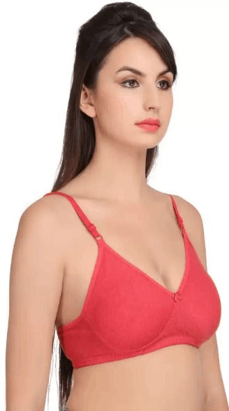 Women Full Coverage Lightly Padded Bra Assorted Colour 6 Pcs Pack