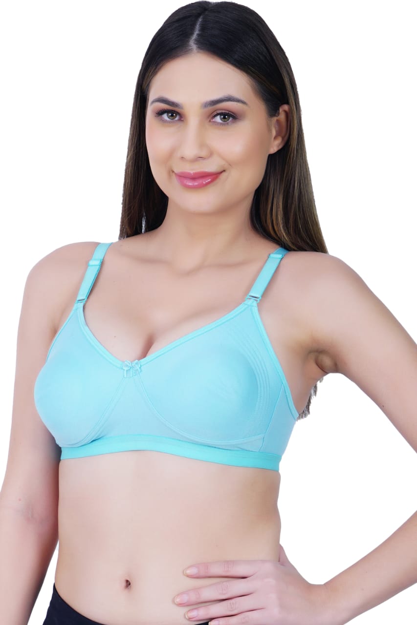 Side Support Seamless Bra Assorted Colour 6 Pcs Pack