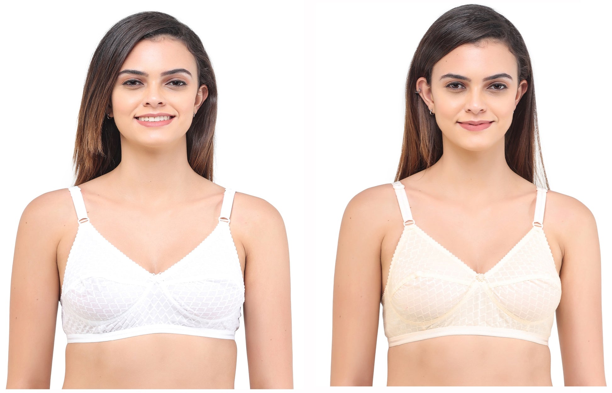 100% Cotton Bra For Regular Use Assorted Colour 6 Pcs Pack
