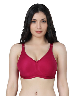 Full Coverage Seamless Non Padded bra Assorted colour 6 Pcs Pack