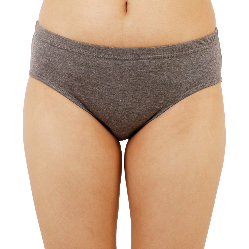 Women Full Coverage Solid Hipster Panty 12 Pcs Pack